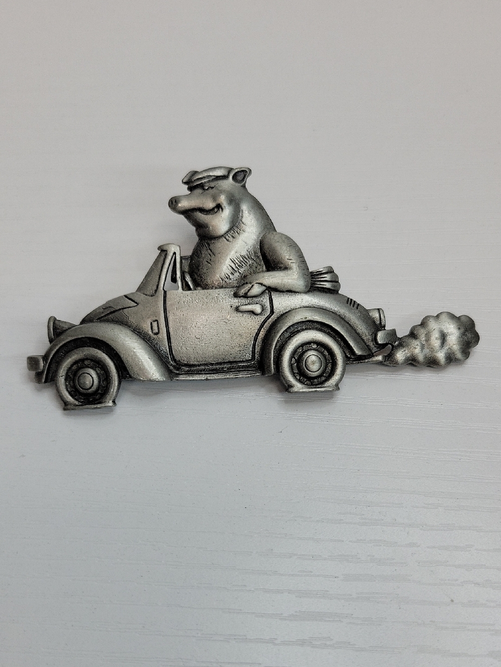 Vintage JJ Pig Brooch